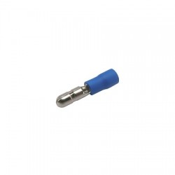 Konektor kruhový 4mm, vodič 1.5-2.5mm modrý