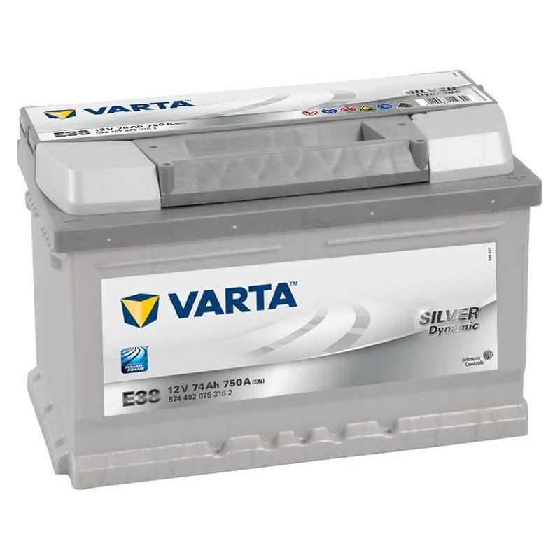Varta Silver Dynamic E38 12V 74Ah 750A