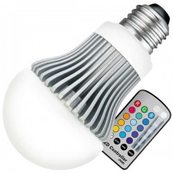 Žárovka LED RGB E27 5W 230V + DO
